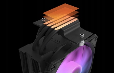Активне охолодження для процесора DarkFlash Z4 Pro Mist Black