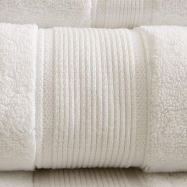 800GSM 100% Cotton Luxury Turkish Bathroom Towels, Highly Absorbent Long Oversized Linen Cotton Bath Towel Set, 8-Piece: Includes 2 Bath Towels, 2 Hand Towels & 4 Wash Towels, Cream (Cremefarben)