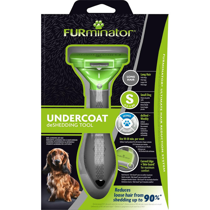 FURminator для собак малого розміру - щітка для видалення підшерстка, версія 2.0