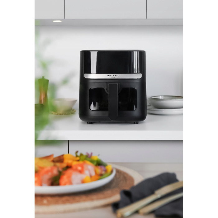 Аерофритюрниця Mozano 5л, потужна безнамастильна фритюрниця 1500 Вт
