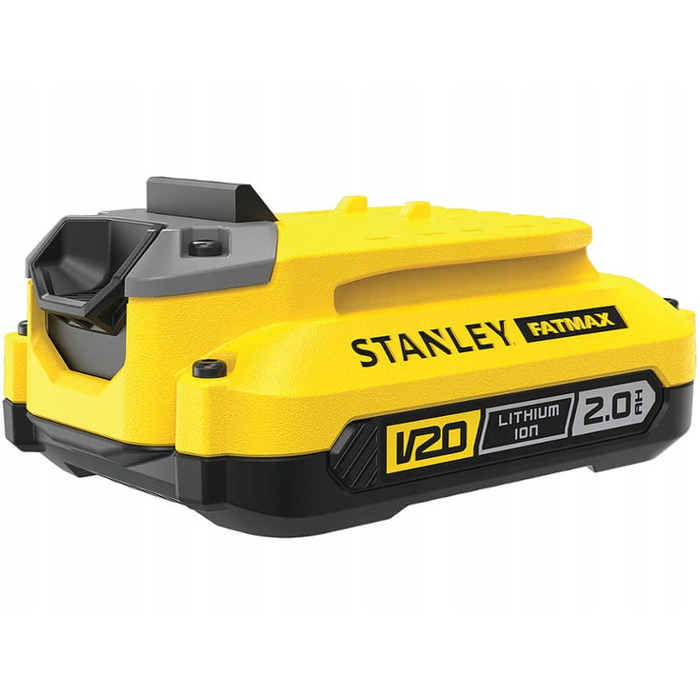 Акумуляторний ударний дриль-шурупокрут Stanley V20 18В (1х2.0Аг) SFMCD715D1K-QW