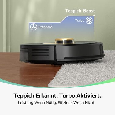 Робот-пилосос Vexilar W9 з функцією миття, 8000Pa, LiDAR-навігація, 150 хв роботи, 15 зон заборони, керування через додаток, для тварин та килимів