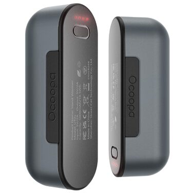 Електричний грілка для рук OCOOPA 10000 mAh (2 шт.), 4 режими нагріву, USB Power Bank для зими, UT2s (MagTwins), сірий