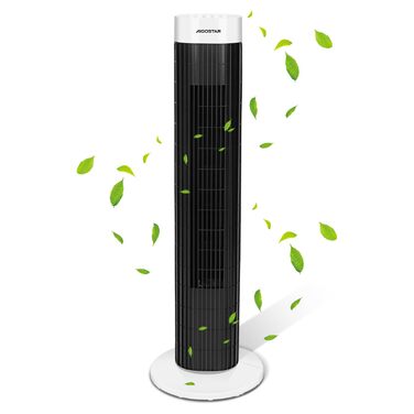 Вентилятор вежний Aigostar Leise Turmventilator 76 см з осциляцією та таймером - 3 швидкості, 45 Вт