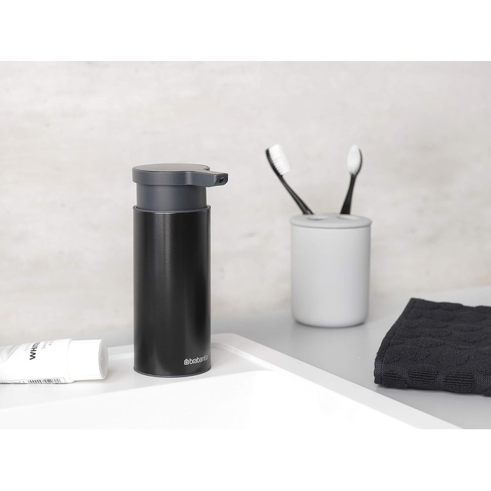 Brabantia Soap Dispenser - Matte Black Finish