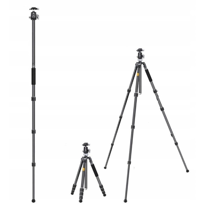 Карбоновий штатив 2-в-1 K&F Concept X284C4 (штатив/монопод), 172 см