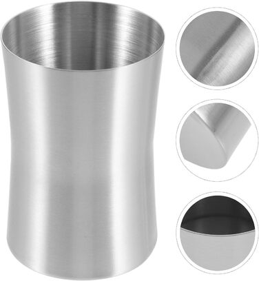 Cabilock Stainless Steel Cup, Brushed Nickel, Bathroom Cup, Toothbrush Holder, Toothbrush Holder, Grey, Toothbrush Holder, Wall Mount, Water Bottle, Toothpaste Holder for Bathroom