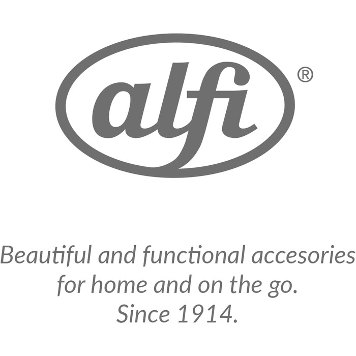 alfi 2417020100 flowMotion Carafe, Borosilicate Glass, Single-Wall, 1 L