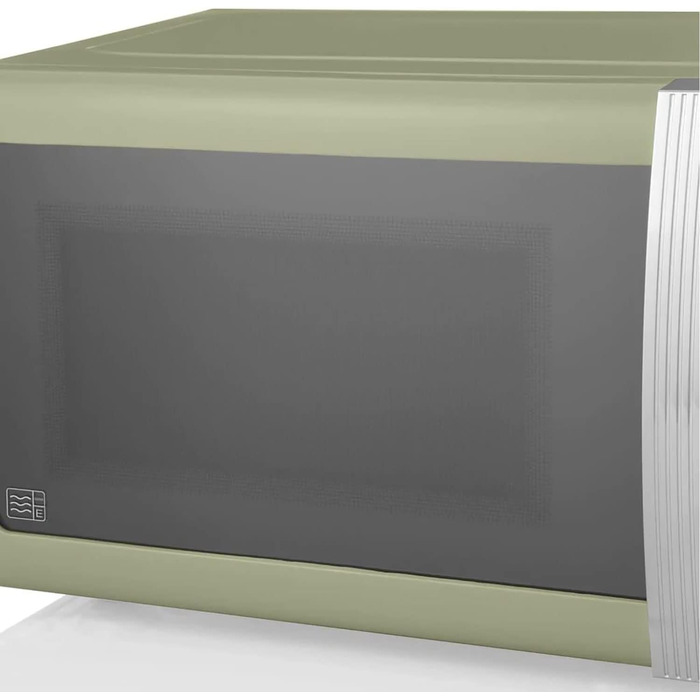 Мікрохвильова піч Swan Retro SM22030GNEU 20L, зелена, 800W, вінтажний дизайн