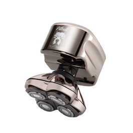 Skull Shaver Pitbull Platinum Pro - Електрична бритва для гоління голови чоловіча, бездротова, водонепроникна, з підставкою для промивання та кейсом для подорожей + запасне лезо