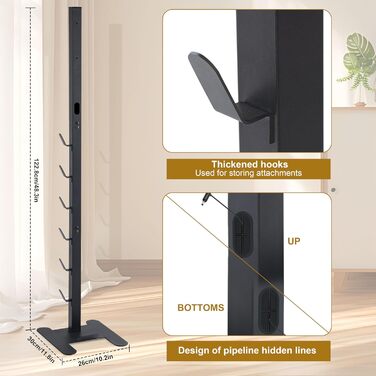 Підставка для пилососа OUTBROS, сумісна з Dyson V15, V12, V11, V10, V8, V7, V6, металева, чорна