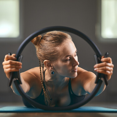 Relaxdays Pilates Ring Black