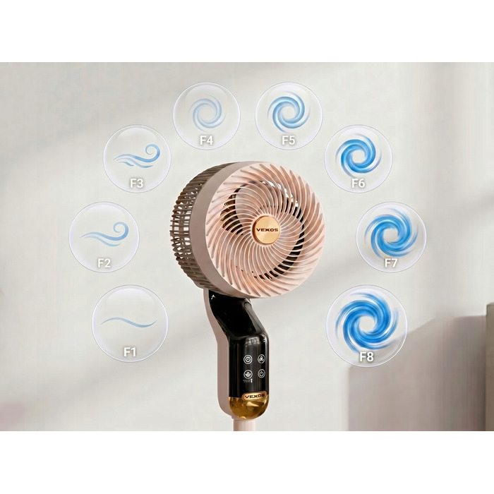 Підлоговий вентилятор Vexos Aura-x30 Air, бежевий