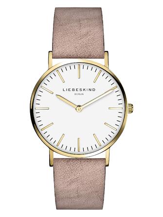 Жіночий наручний годинник Liebeskind Berlin — Класичний дизайн, круглий корпус 34 мм, шкіряний ремінець, водонепроникність 5ATM, колір рожеве золото