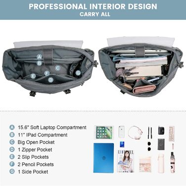 LOVEVOOK Рюкзак для жінок Елегантний 15.6