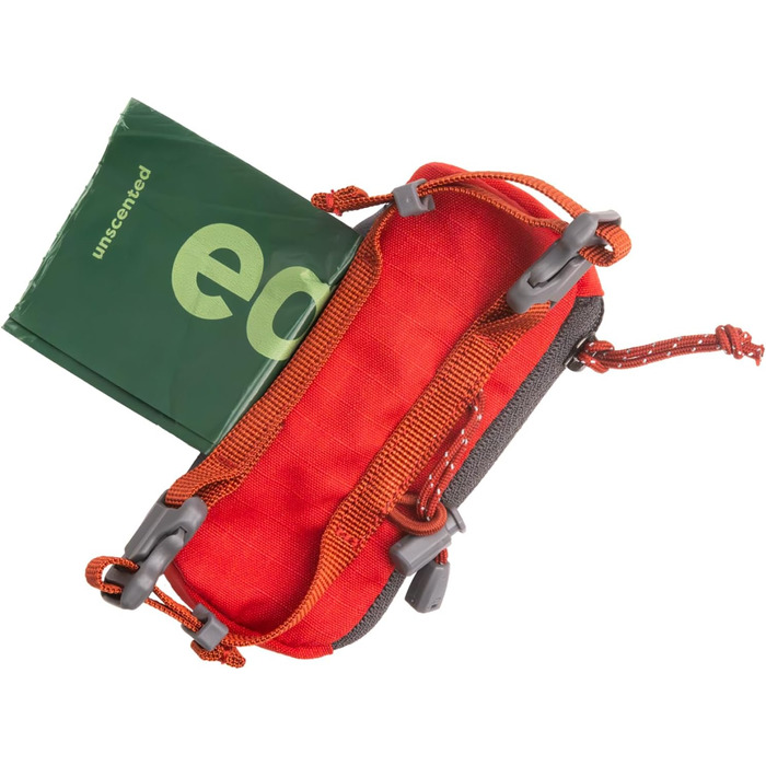 RUFFWEAR Stash Pouch Mini - компактний диспенсер для пакетів для вигулу собак, 12 x 5.7 см (Червоний каньйон)
