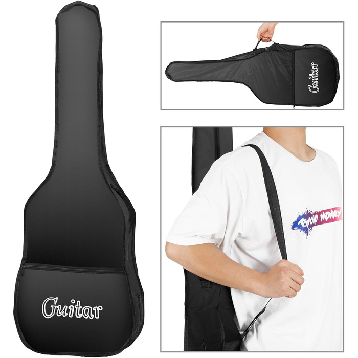 Акустична гітара Folk Smartxchoices 96,5 см для початківців, дітей та любителів музики. 4 кольори, блакитний