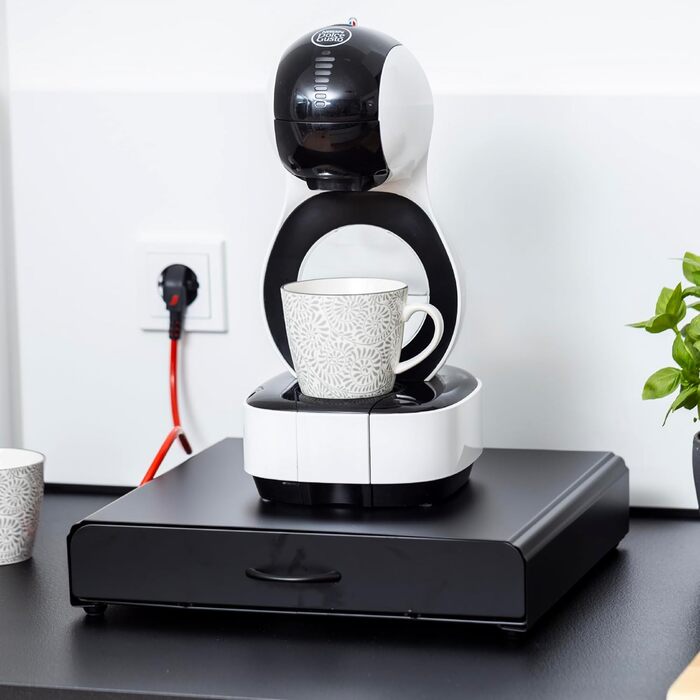 Тримач для капсул Nespresso Gadgy - органайзер для 50 капсул, нержавіюча сталь, чорний