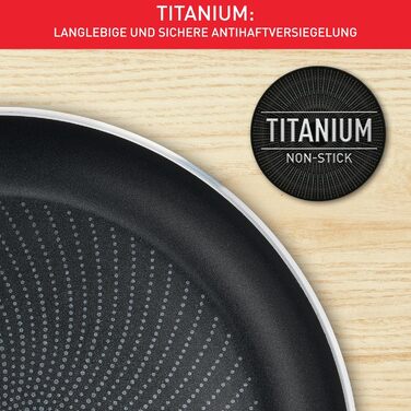 Сковорода Tefal Infinite Induction 30 см з антипригарним покриттям та індикатором температури