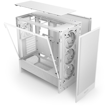 Корпус NZXT H5 Flow Midi Tower, білий