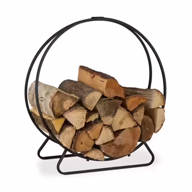 Relaxdays Round Firewood Rack