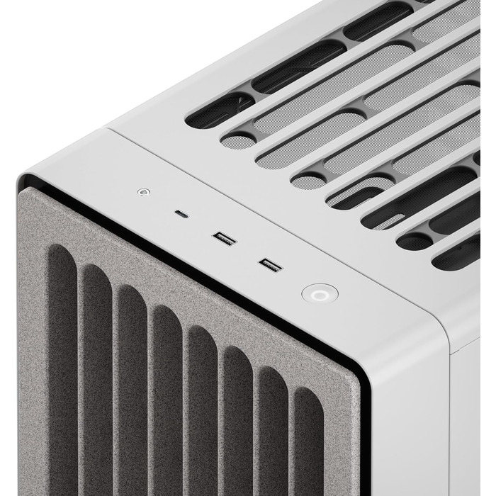 Корпус ПК HAVN Midi-Tower з 3 вентиляторами, Top Airflow, Tempered Glass (білий)