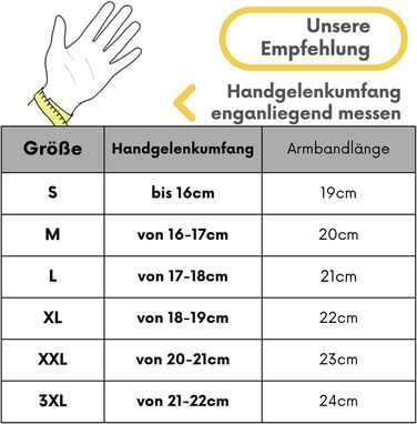 Браслет шкіряний Echtleder (Німеччина), унісекс, з магнітною застібкою, чорно-срібний, розмір L (17-18 см)