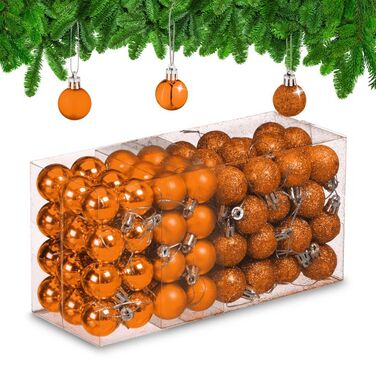 Relaxdays Set of 96 Christmas Baubles