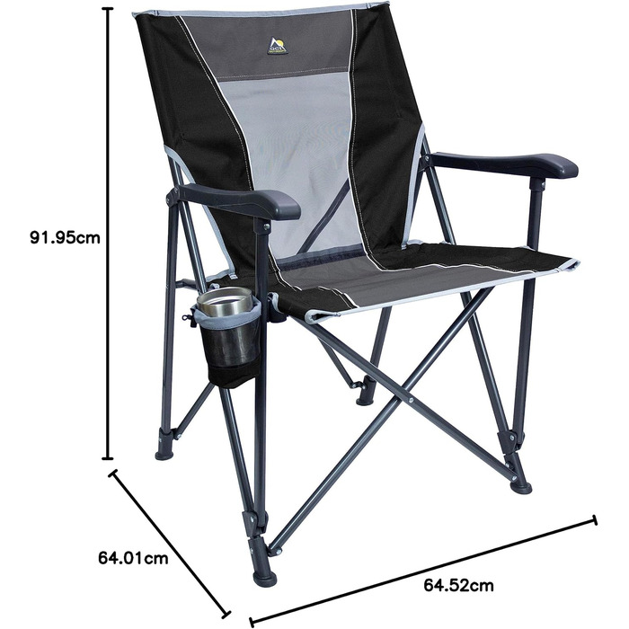 Зручне крісло для кемпінгу GCI Outdoor Eazy Chair - портативне, легке