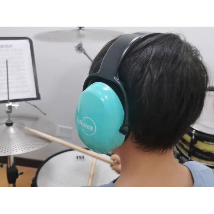 Навушники для захисту вух для малюків 0-2 роки - шумопоглиначі для літака, сну та повсякденного використання | Регульовані, м'які та легкі для новонароджених та малюків, (зелені)