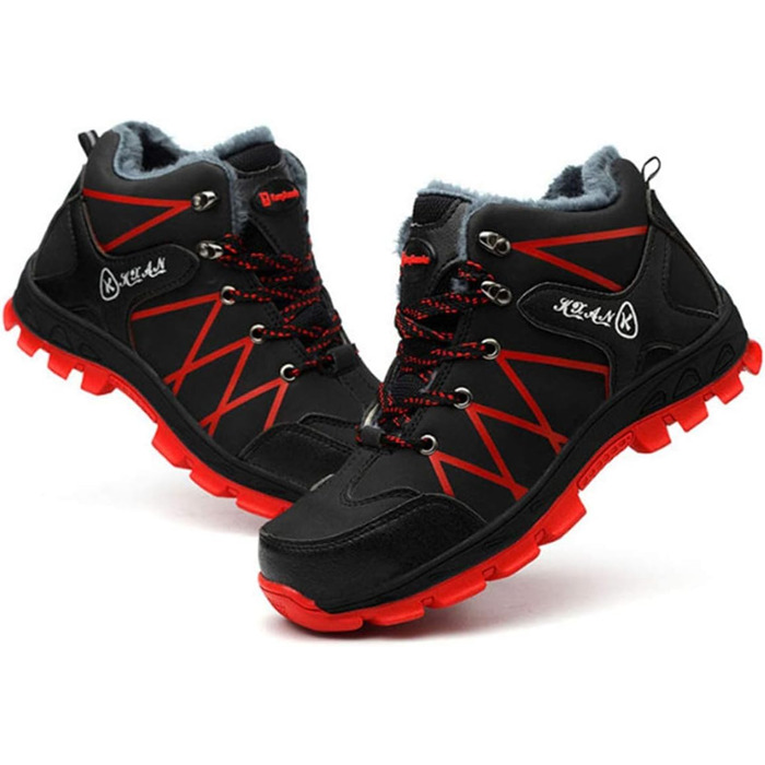 Черевики робочі зимові S3 з металевим капами, водонепроникні, чорні (39 EU)