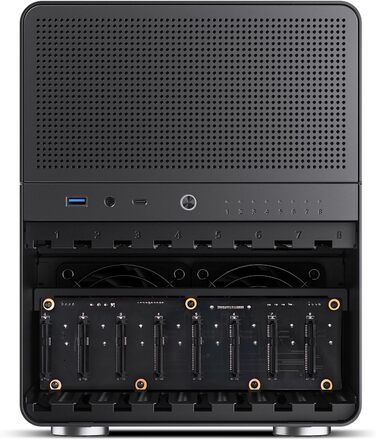 Корпус Jonsbo N3 для NAS: компактний Mini-ITX корпус з алюмінію для 8 HDD 3.5