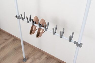 WENKO Telescopic System Hercules - adjustable organization system, wardrobe system (shoe holder)
