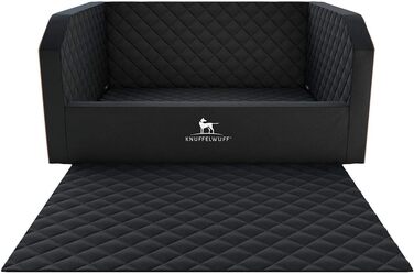 Захист для автокрісла собаки Knuffelwuff Auto KFZ, 55 x 45 x 35 см, чорний, розмір 3 (розмір 2, багажник)