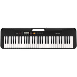 Клавішний синтезатор Casio CT-S200BK CASIOTONE з 61 клавішею та автокомпаньйоном, чорний, багатокольоровий