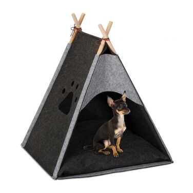 Relaxdays Felt Dog Tent