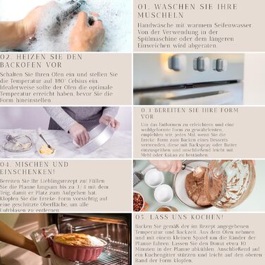 Форма для кексу Erreke Gugelhupfform, 24 см, 2.5 л, з антипригарним покриттям, професійна якість