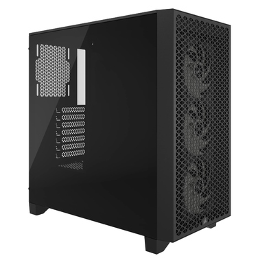 Корпус Corsair 3000D Midi Tower, чорний