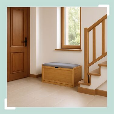 Сховище для взуття Relaxdays з бамбука з м'якою підкладкою