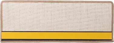 Casa Pura килимки на сходи 15 шт. з антиковзаючою основою та м'яким ворсом | Килимки на сходи напівкруглі, склеювані | 65 x 23,5 x 1,3 см (Sundae) | Килимки на сходи напівкруглі, 15 шт. (Бежевий)