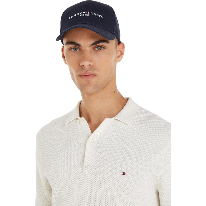 Кепка Tommy Hilfiger чоловіча TH Established, колір Desert Sky, універсальний розмір