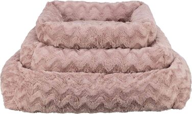 Ортопедичне собаче ліжко TRIXIE Vital Loki, рожевий, 65 x 50 см - м'яке ліжко з Memory Foam для собак, захищає суглоби