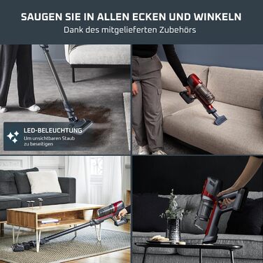 Пылесос Rowenta X-Pert 6.60 Animal: аккумуляторный, без мешка, для уборки шерсти домашних животных, с LED-насадкой, RH6878