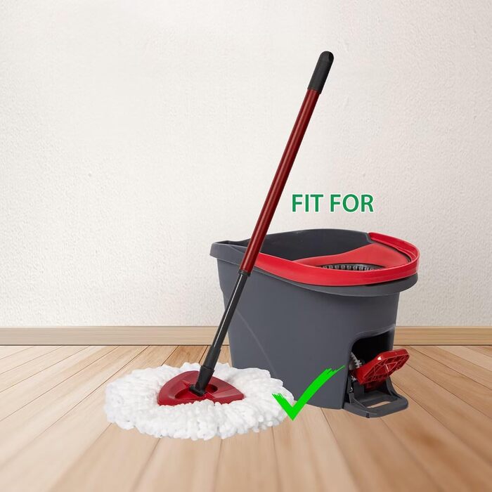 Replacement heads for Ocedar Mop, replacement head, EasyWrin Spin Mop heads, easy cleaning, 5 pieces