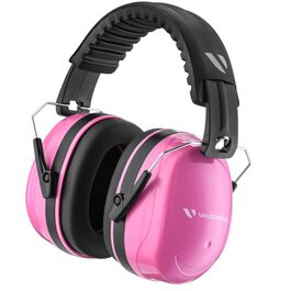 Навушники захисні Vanderfields Premium Double Pink - широка звукоізоляція 36.1 dB, для дорослих та підлітків