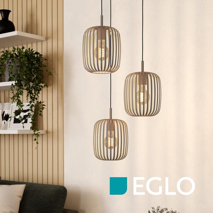 Настільна лампа EGLO Romazzina на тренозі, металева, чорна, E27, для спальні та вітальні