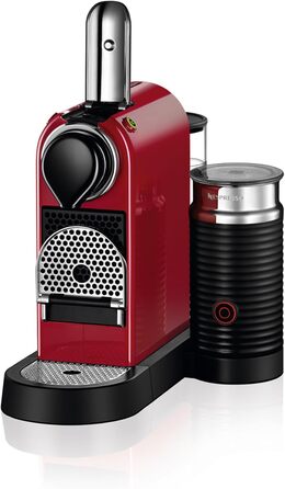 Кавомашина капсульна Nespresso Krups XN7615 Citiz&Milk, 1260 Вт, 1 л, 19 Бар, червона