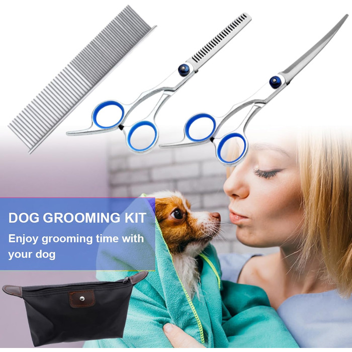 Набір ножиць для грумінгу собак та котів: професійний інструмент для догляду за шерстю