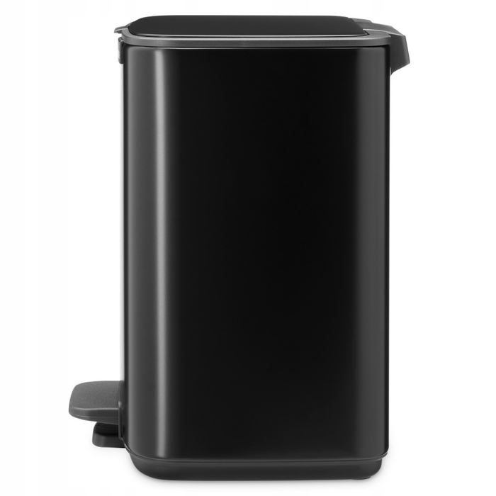 Сміттєвий кошик з педаллю BRABANTIA Bo, 7 л, матовий чорний