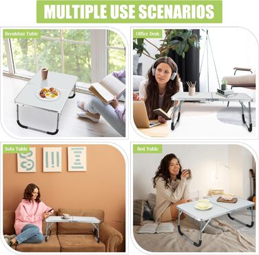 Складаний столик - білий: багатофункціональний, для дому, відпочинку, кемпінгу